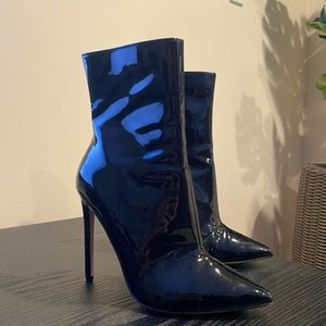 Steve Madden Black High Heel Booties